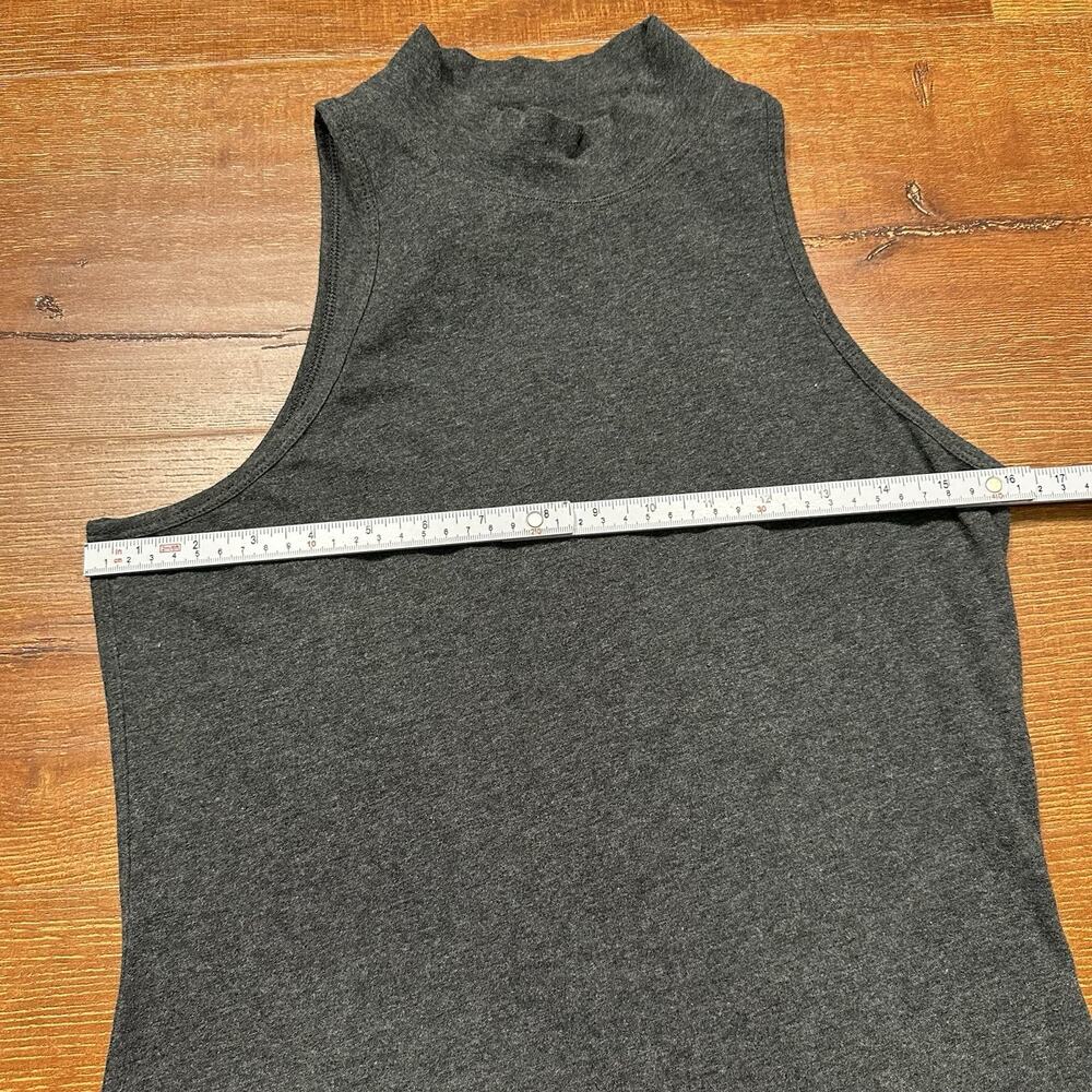 Kit And Ace Tank Dress Womens 8 Gray Sleeveless Crew Neck Cashmere Blend Luxury - Picture 6 of 14